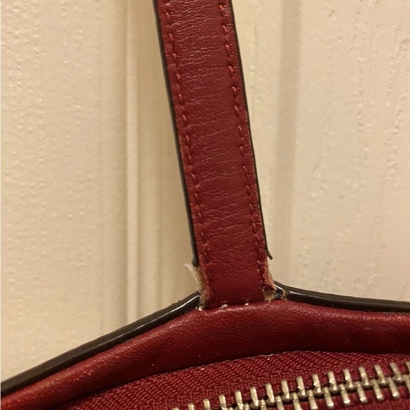 Coach Red and Brown Signature Tote - Picture 8 of 16